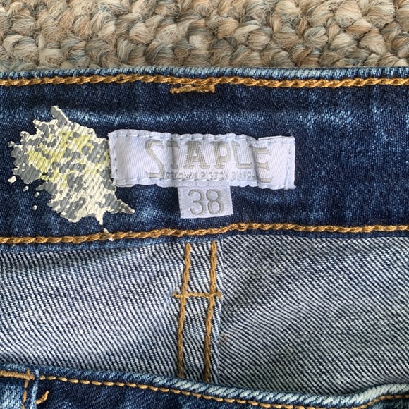 Jeff Staple Embroidered Jeans - Picture 7 of 8